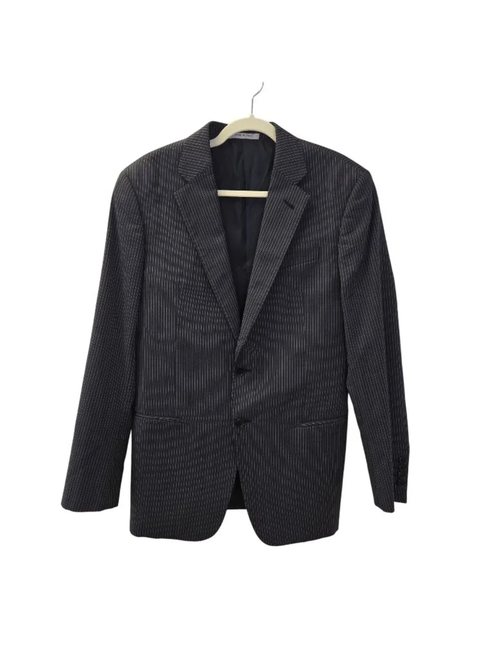 Giorgio Armani Collezioni 100% Wool Two Button Pinstripe Sport Coat Size 40R